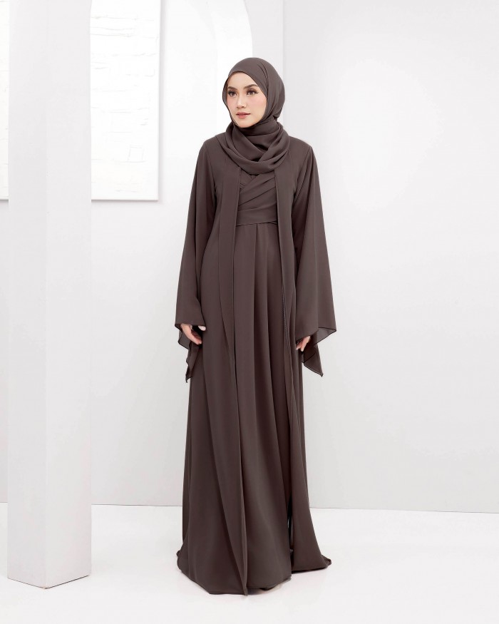 Larona Abaya - Oak Brown