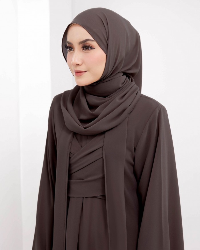 Larona Abaya - Oak Brown