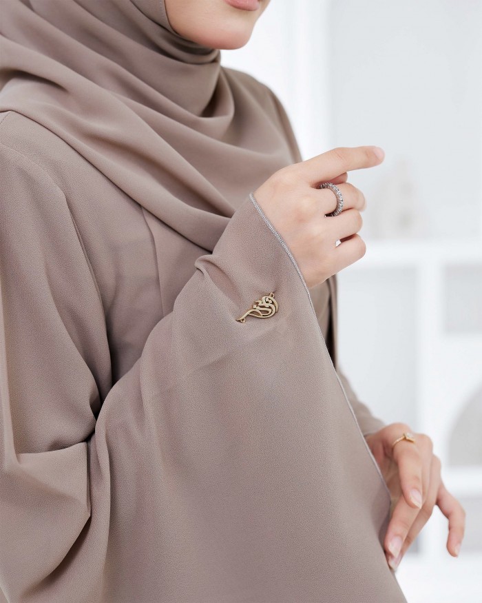 Larona Abaya - Dark Taupe