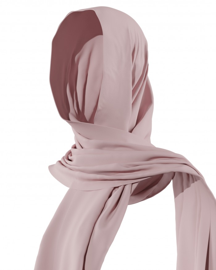 Plain Shawl - Dusty Rose