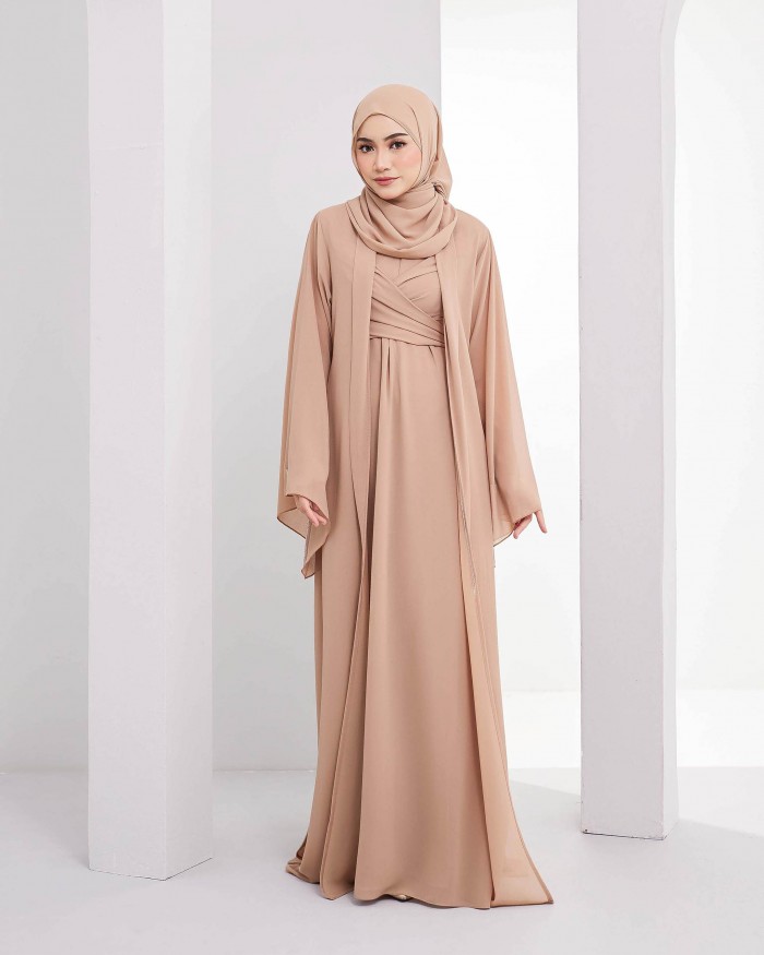 Larona Abaya - Hazelnut Brown