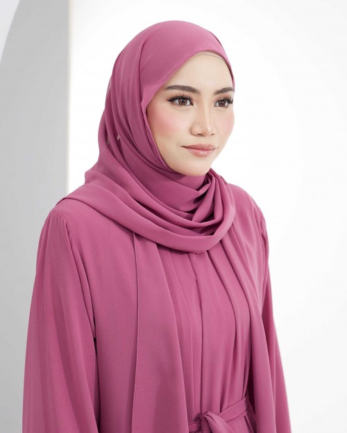 Plain Shawl - Hibiscus