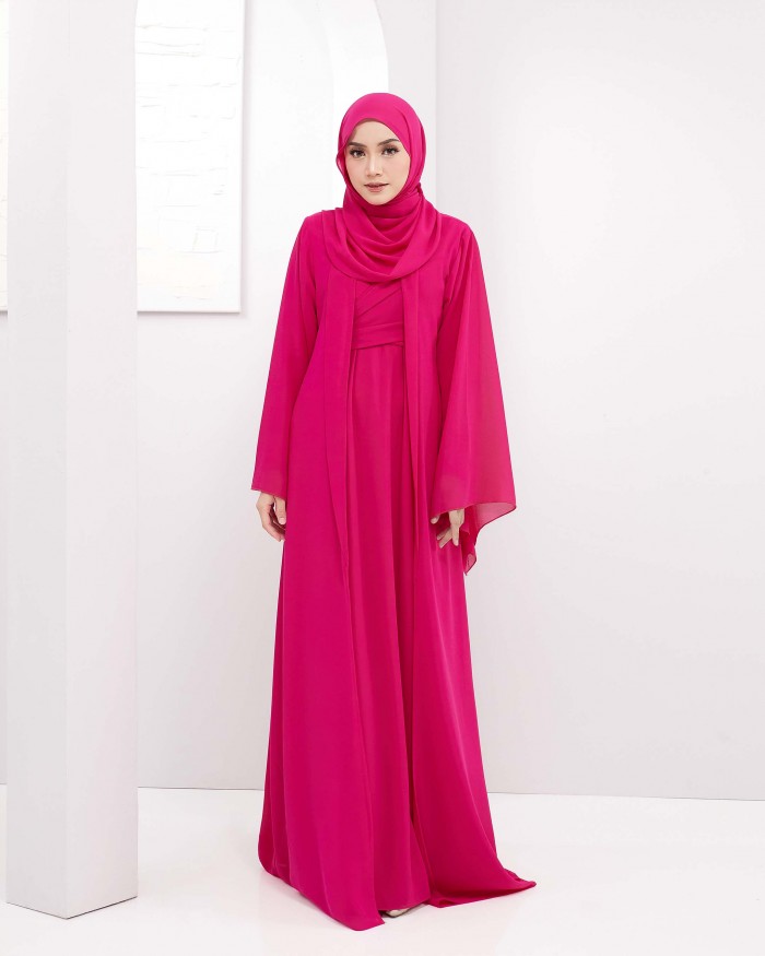 Larona Abaya - Hotpink