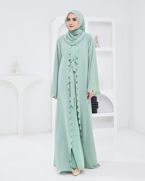 Talesha Abaya - Mint Green