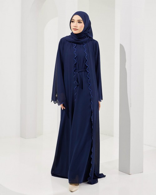 Talesha Abaya - Navy Blue