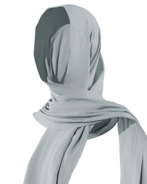 Plain Shawl - Powder Blue