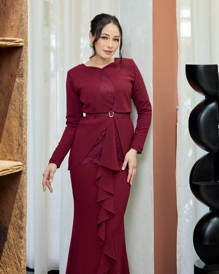 (PRE-ORDER) Leola - Burgundy Maroon