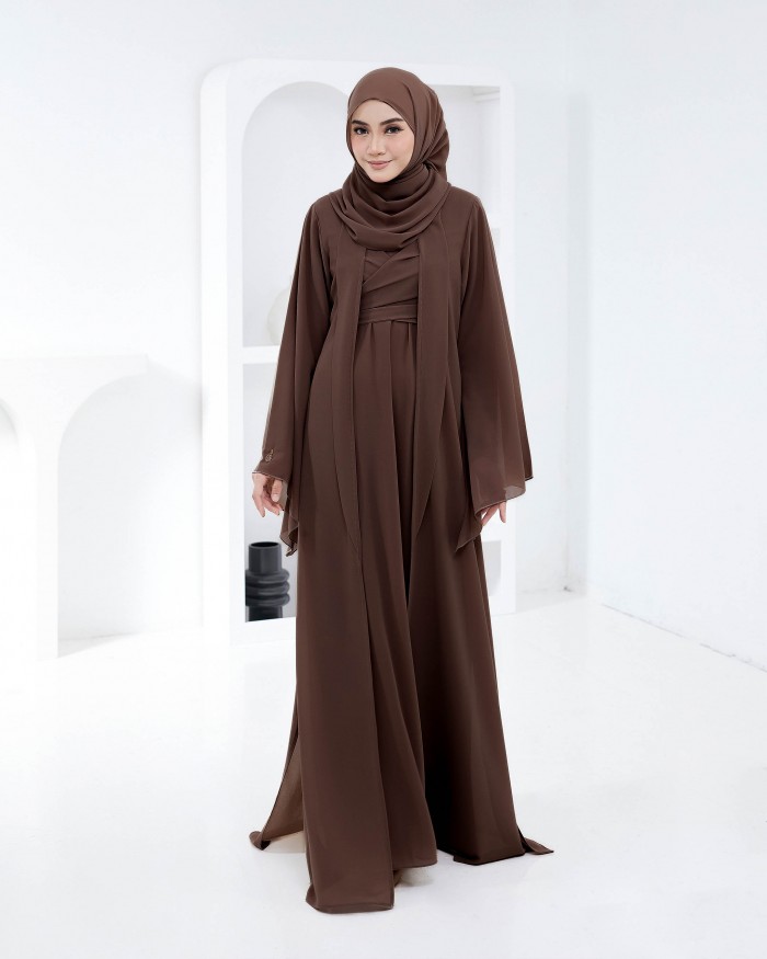 Larona Abaya - Cappucino Brown