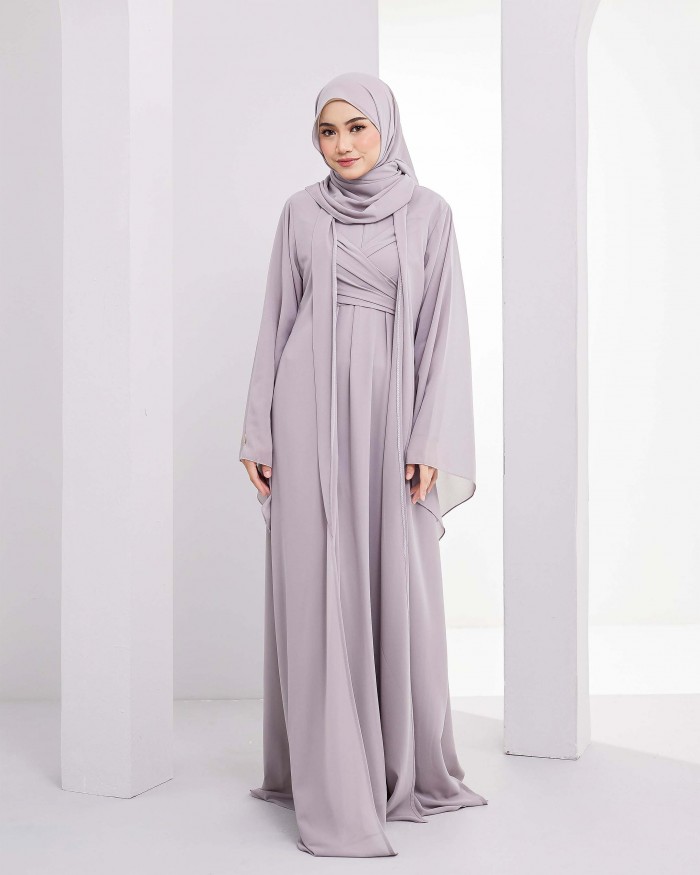 Larona Abaya - Silvery Grey