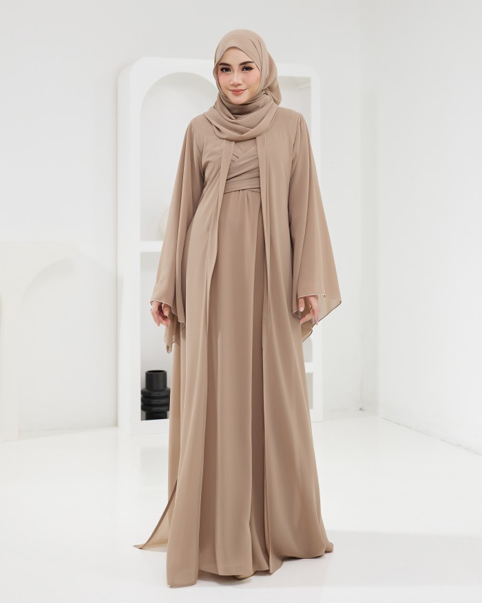 Larona Abaya - Smokey Taupe