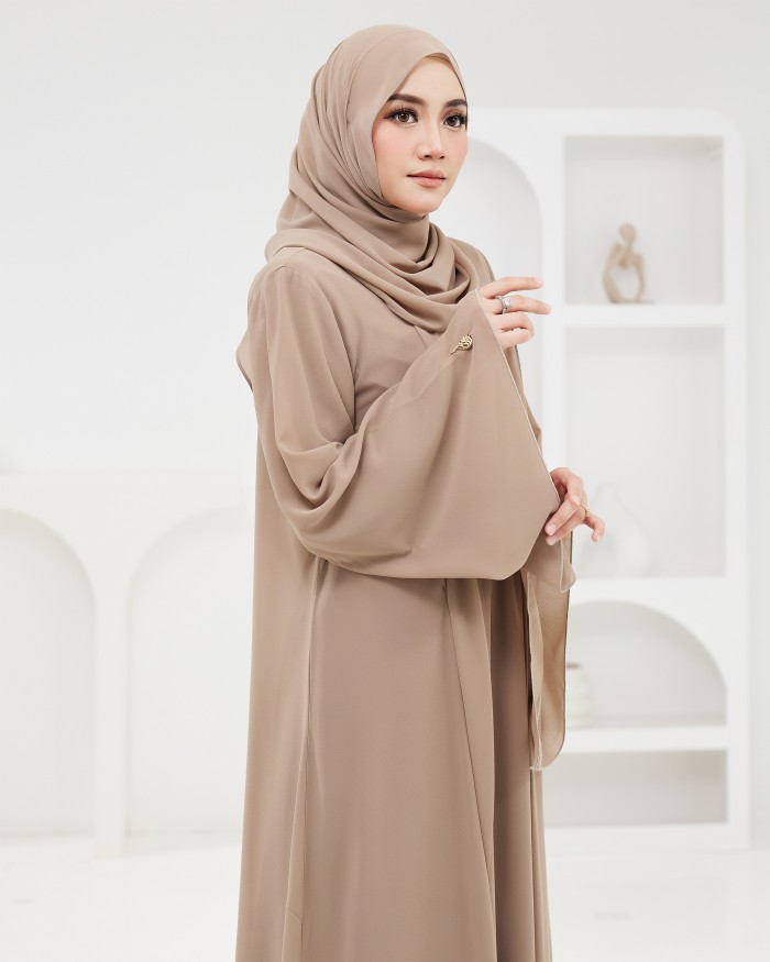 Larona Abaya - Smokey Taupe