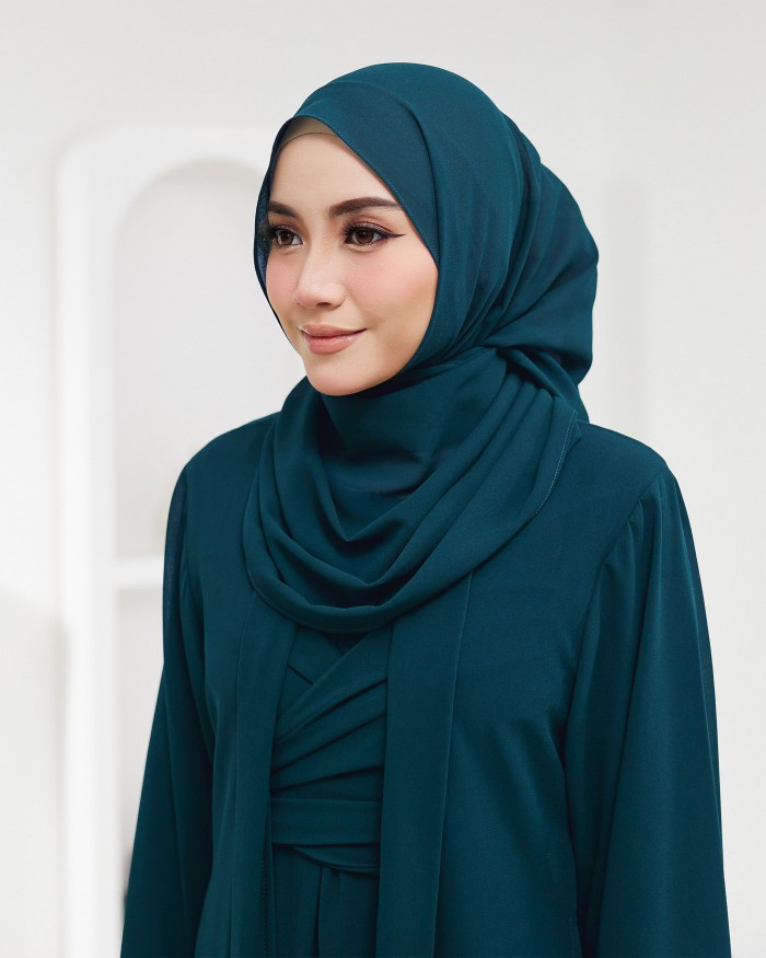 Larona Abaya - Teal Blue