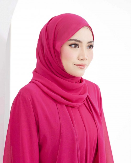 Plain Shawl - Fuschia