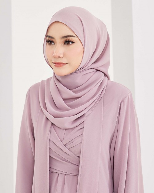 Plain Shawl - Pastel Thistle