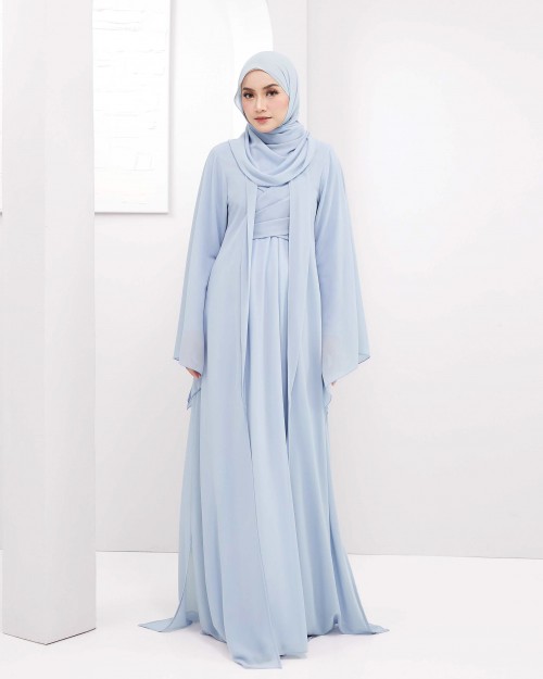 Larona Abaya - Pastel Blue